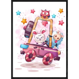 Tableau multi-animaux – 23x32