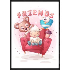 Tableau multi-animaux – 23x32