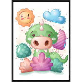 Tableau animal crocodile – 23x32