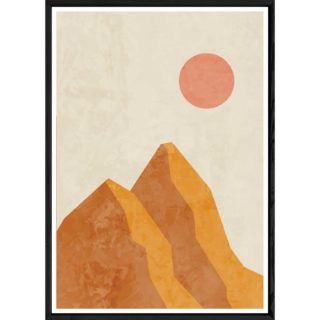 Tableau paysage avec cadre noir – Taille 32x42