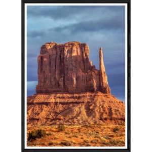 Tableau paysage valley avec cadre noir – Taille 23x32