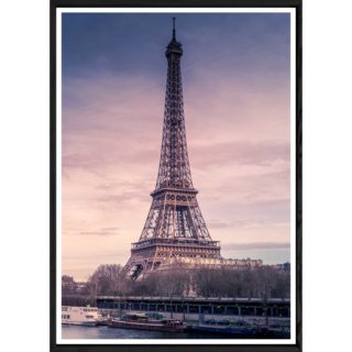 Tableau Paris avec cadre noir POP – Taille 23x32